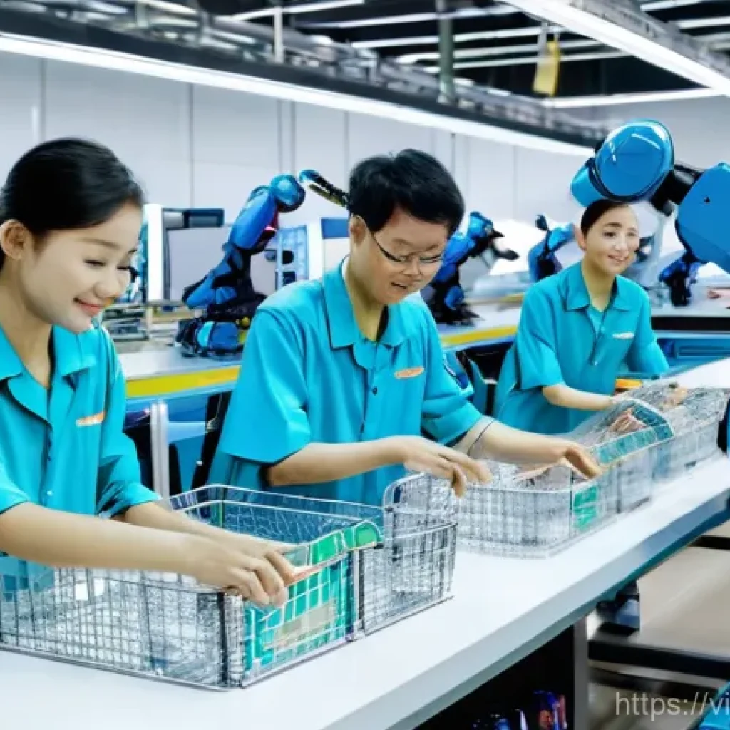 로봇기술사와 최신 로봇 기술 동향 - **"Made in Vietnam" Robotics in Industry and Service:**
    A dynamic split image showcasing "Made i...