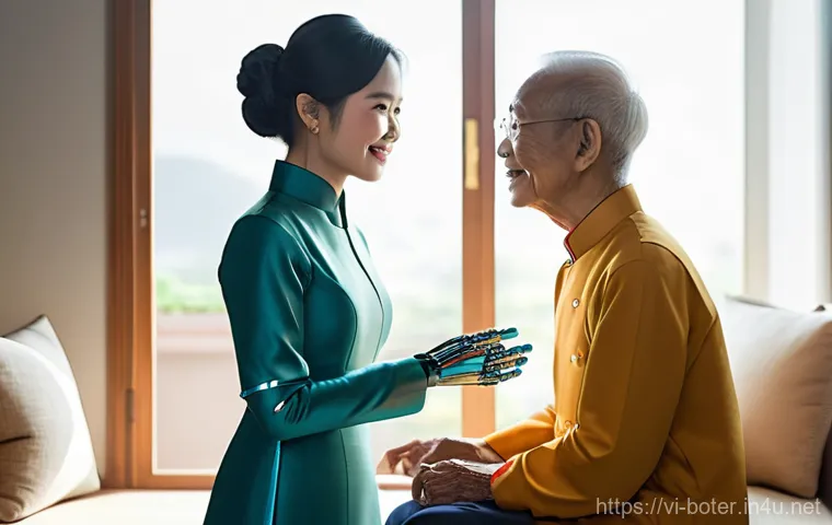 로봇기술사와 로봇 혁신 사례 - **Prompt:** A dynamic and brightly lit robotics laboratory, showcasing a diverse team of male and fe...